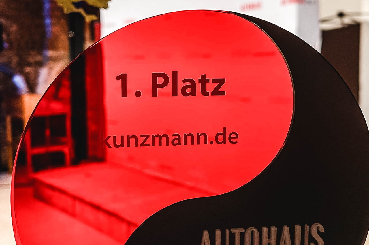 Der 1. Platz des DDPA Digital Dealer Performance Award 2022 