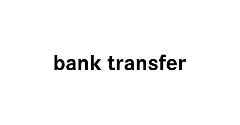 bank transfer