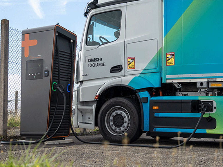 eActros 400 Ladevorgang