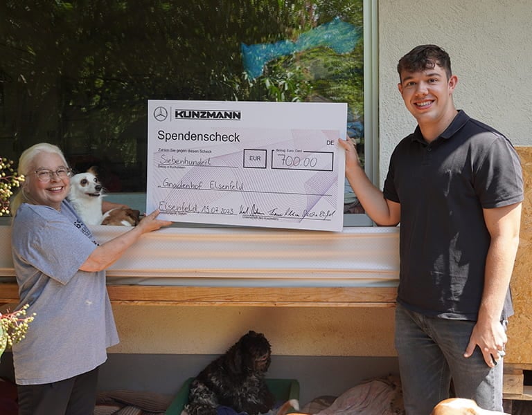 Autohaus Kunzmann fördert lokale Projekte mit Sterntalerspenden 2023 Autohaus Kunzmann fördert lokale Projekte mit Sterntalerspenden 2023