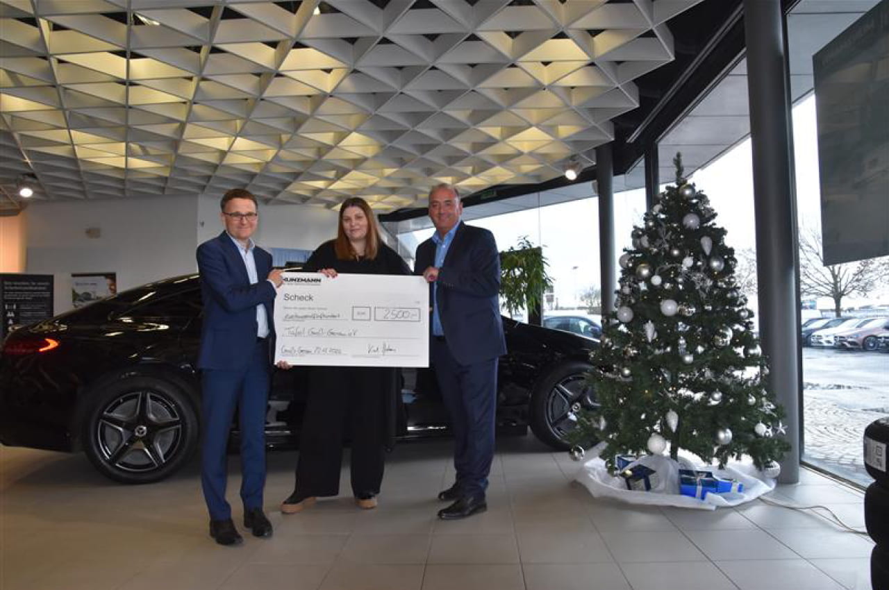 Weihnachtsspende 2022 Autohaus Kunzmann
