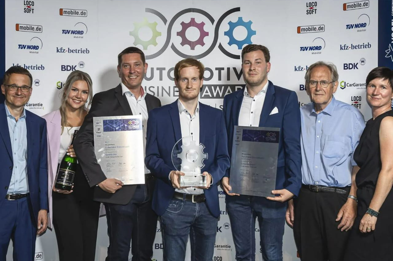 Gewinner des Automotive Business Awards 2022 in der Kategorie Service