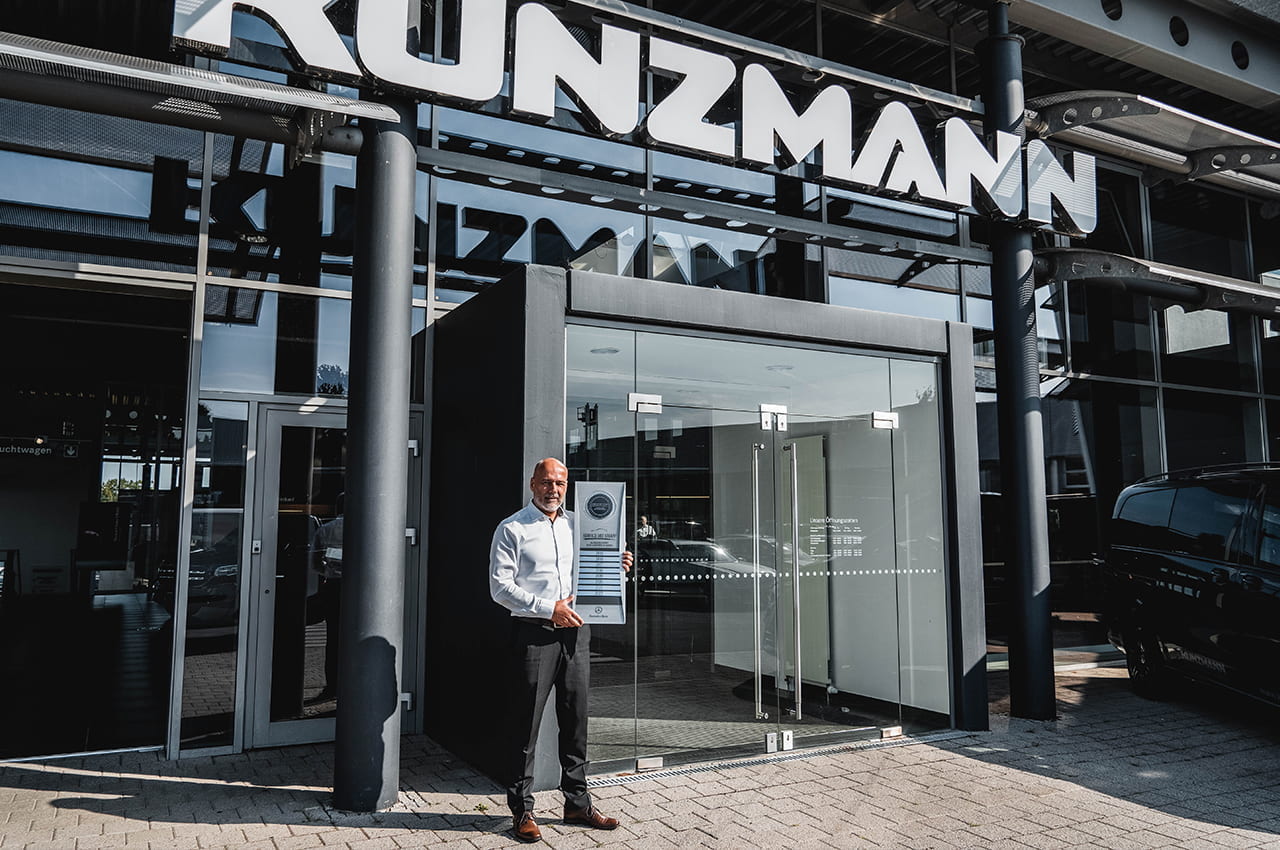 Auszeichnung Service mit Stern Autohaus Kunzmann