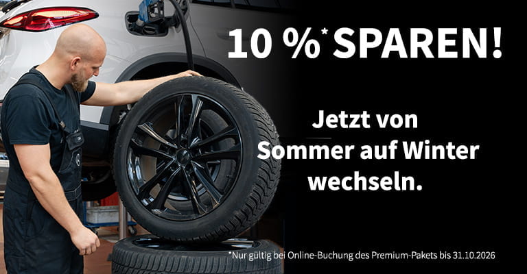 Reifenwechsel im Autohaus Kunzmann