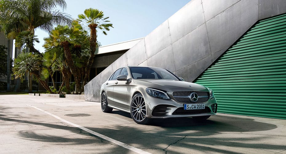 Seitenansicht der Mercedes-Benz C-Klasse Limousine