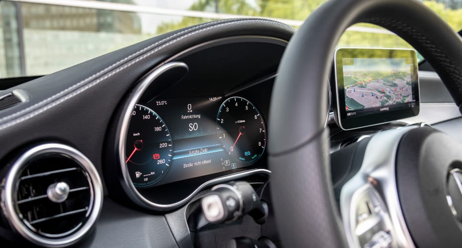 Interieur der Mercedes-Benz C-Klasse Limousine