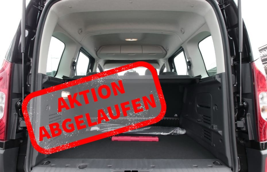 Großzügiger Kofferraum des Citan Tourer Großzügiger Kofferraum des Citan Tourer
