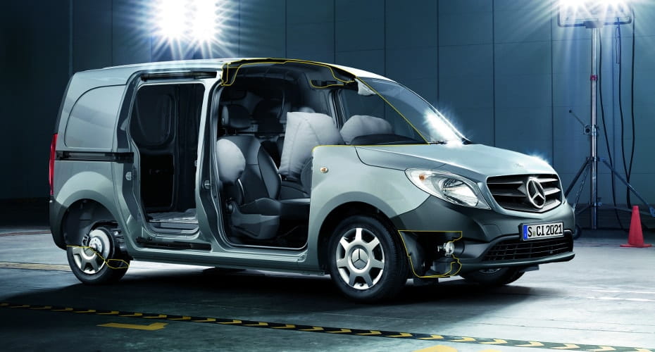 Mercedes-Benz Citan Sicherheitsfeatures Sicherheitsfeatures des Mercedes-Benz Citan