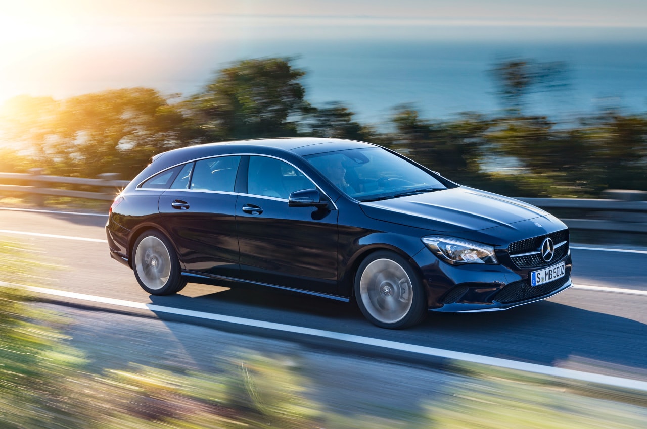 Front des Mercedes-Benz CLA 250 4MATIC Shooting Brake