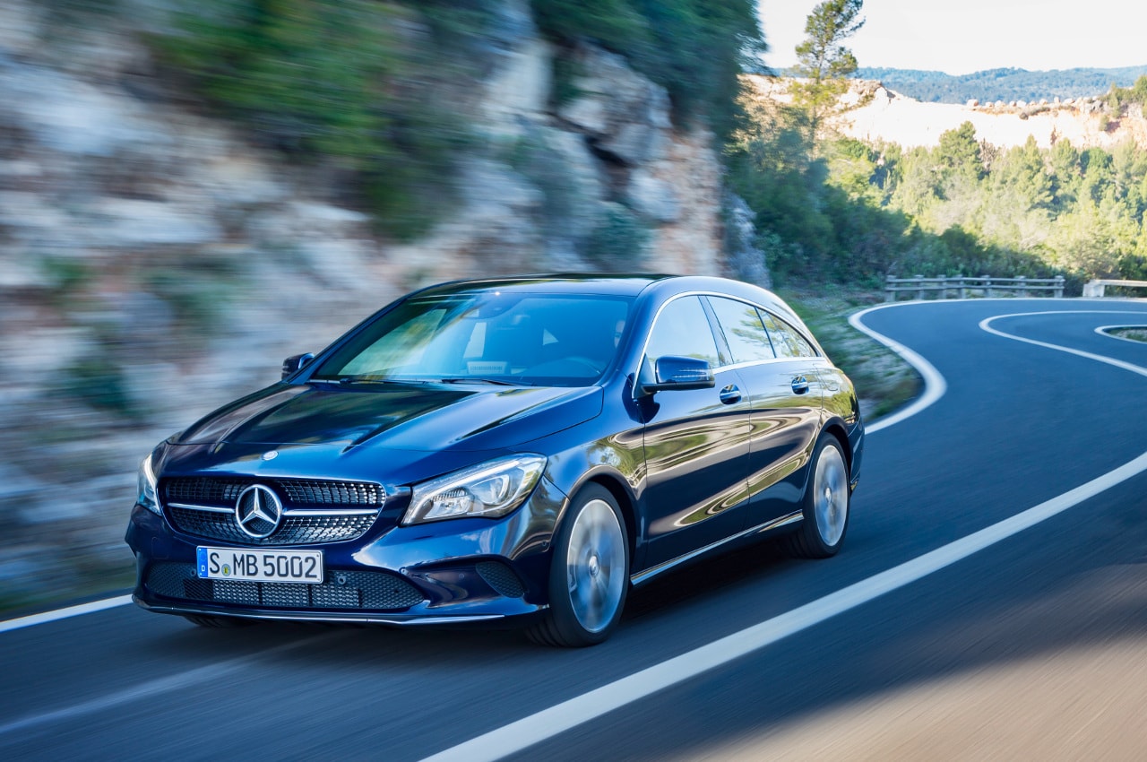 Front des Mercedes-Benz CLA 250 4MATIC Shooting Brake