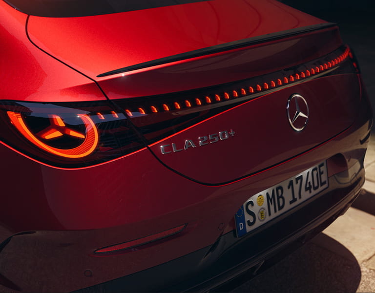 Der neue CLA - Heckansicht 