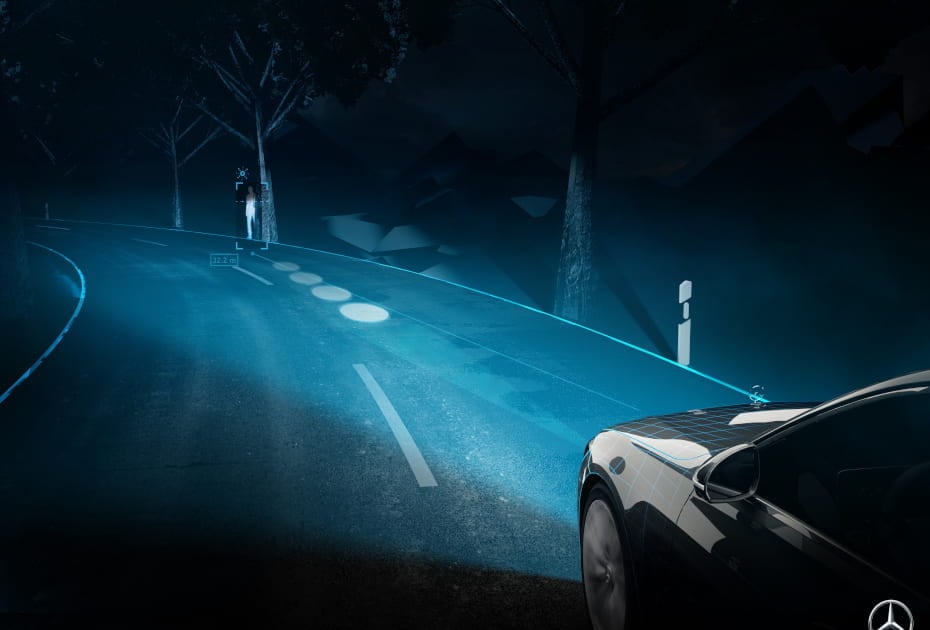 Digital Light Mercedes-Benz Fußgänger Digital Light Mercedes-Benz Fußgänger