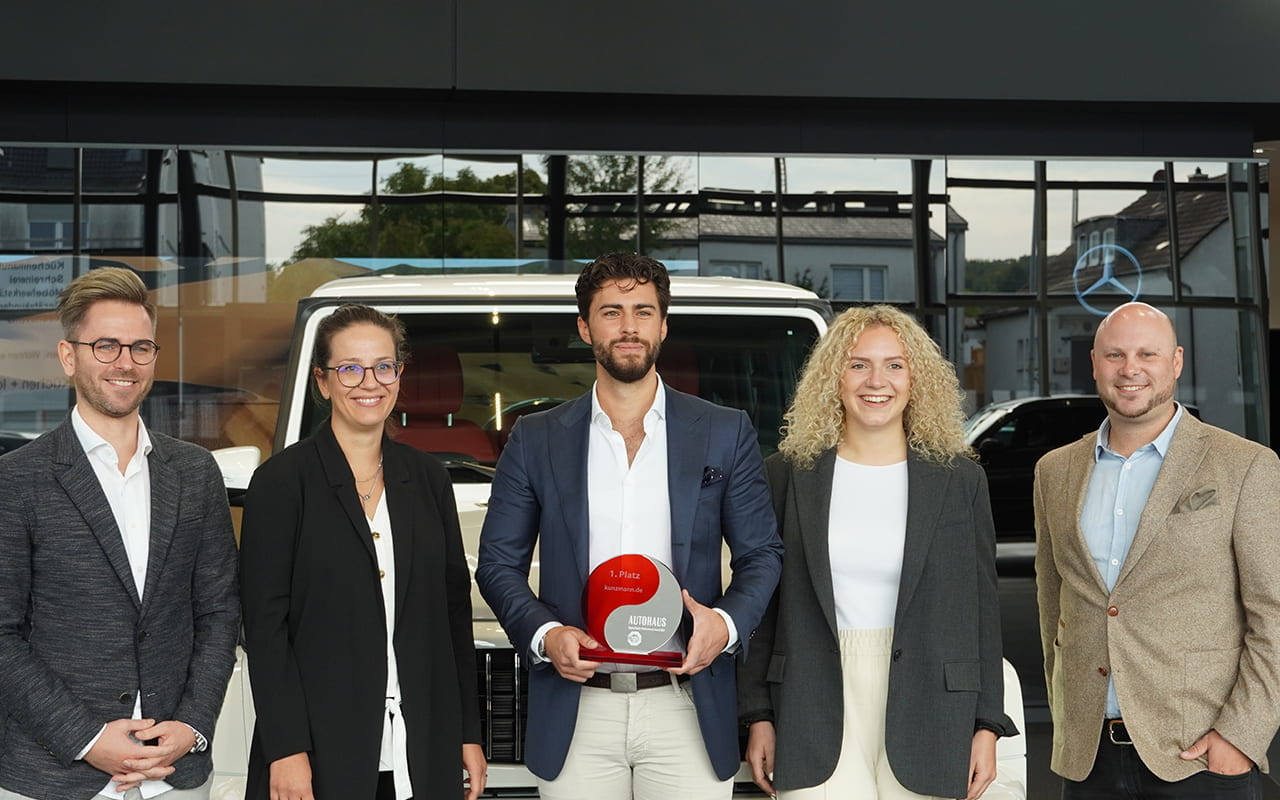 Jochen Herzer, Verena Stengel, Moritz Kemmerer, Natalie Lang, Dennis Ostner (v.l.)