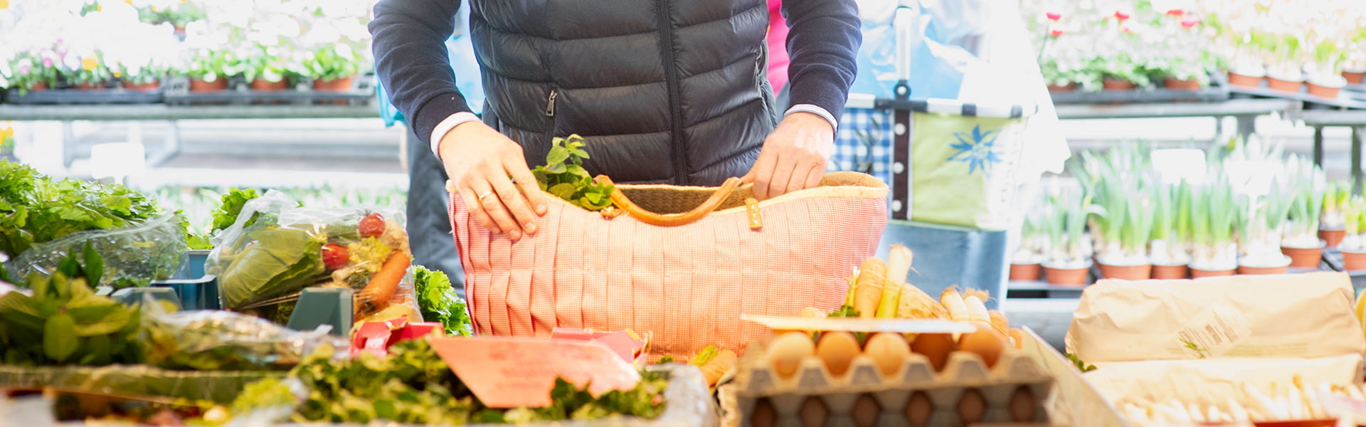 Einkauf am Markt