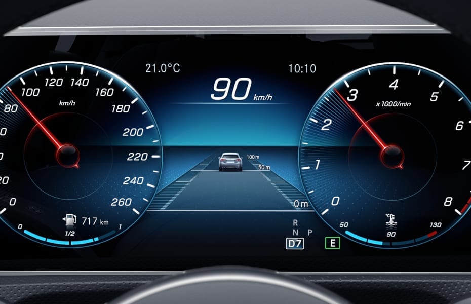 DISTRONIC PLUS Display-Anzeige DISTRONIC PLUS Display-Anzeige