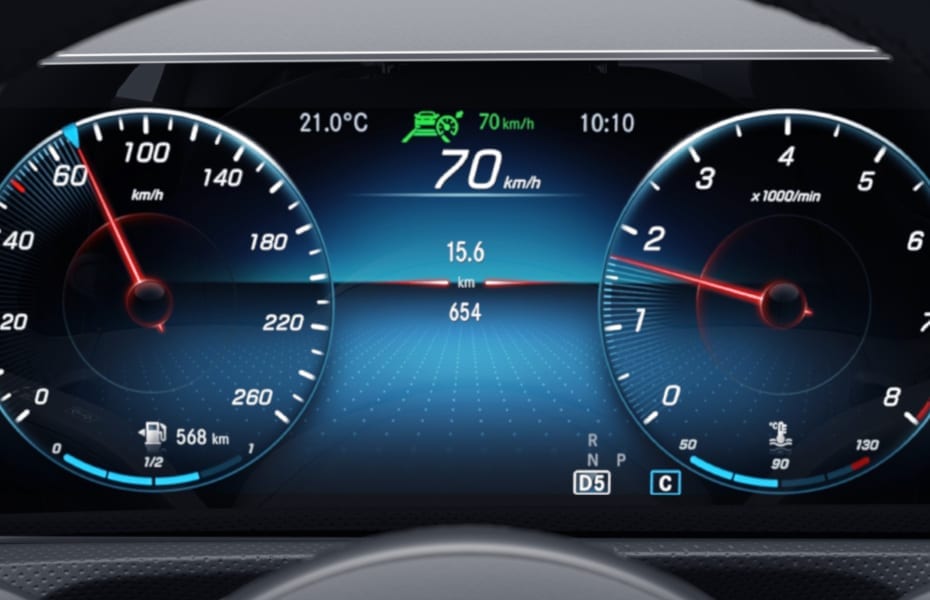 DISTRONIC PLUS Display-Anzeige DISTRONIC PLUS Display-Anzeige