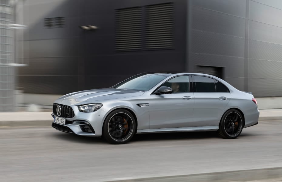 Mercedes-AMG E 63 S 4MATIC+ Limousine, Exterieur: Hightechsilber metallic Mercedes-AMG E 63 S 4MATIC+ Limousine, Exterieur: Hightechsilber metallic