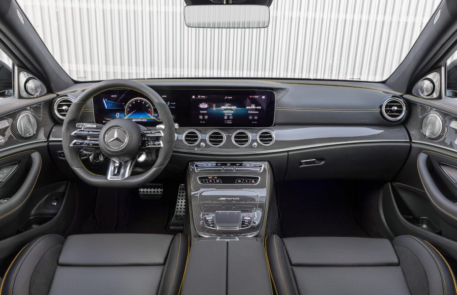 Mercedes-AMG E 63 S 4MATIC+ Limousine, Interieur: Leder Nappa silbergrau pearl