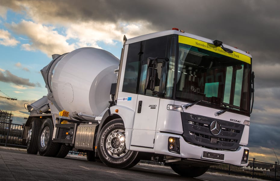 Mercedes-Benz Econic; Baustellenfahrzeug Mercedes-Benz Econic als Baustellenfahrzeug
