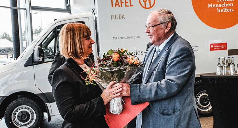 Fahrzeugübergabe Fuldaer Tafel Autohaus Kunzmann Fulda