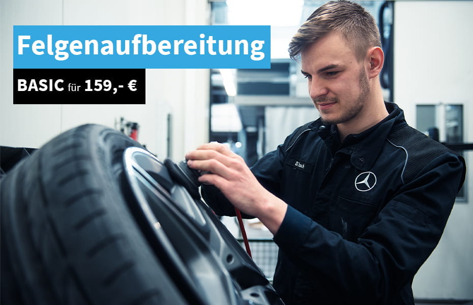 Reifenwechsel inklusive Reifeneilagerung buchen