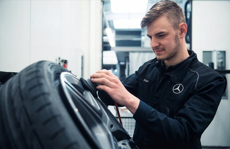 Reifenwechsel inklusive Reifeneilagerung buchen