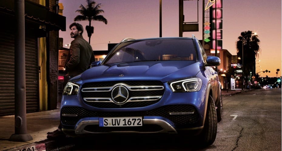 Front des Mercedes-Benz GLE SUV Front des Mercedes-Benz GLE SUV