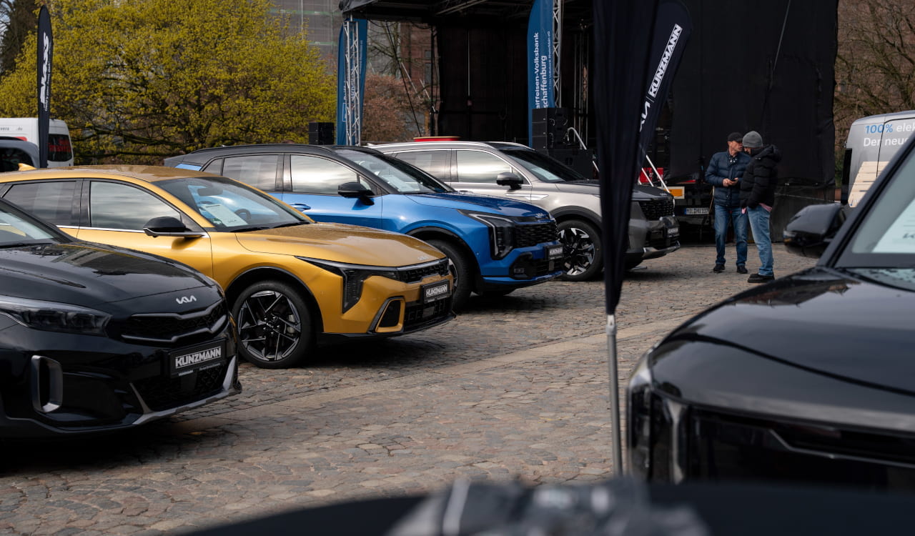 Kunzmann Kia Stand auf der Mobilia 2026 in Aschaffenburg