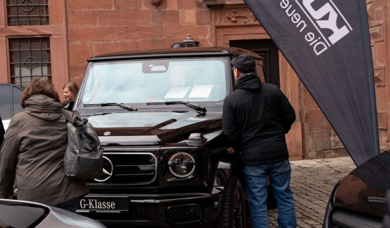Mercedes-Benz Stand auf der Mobilia 2026 in Aschaffenburg