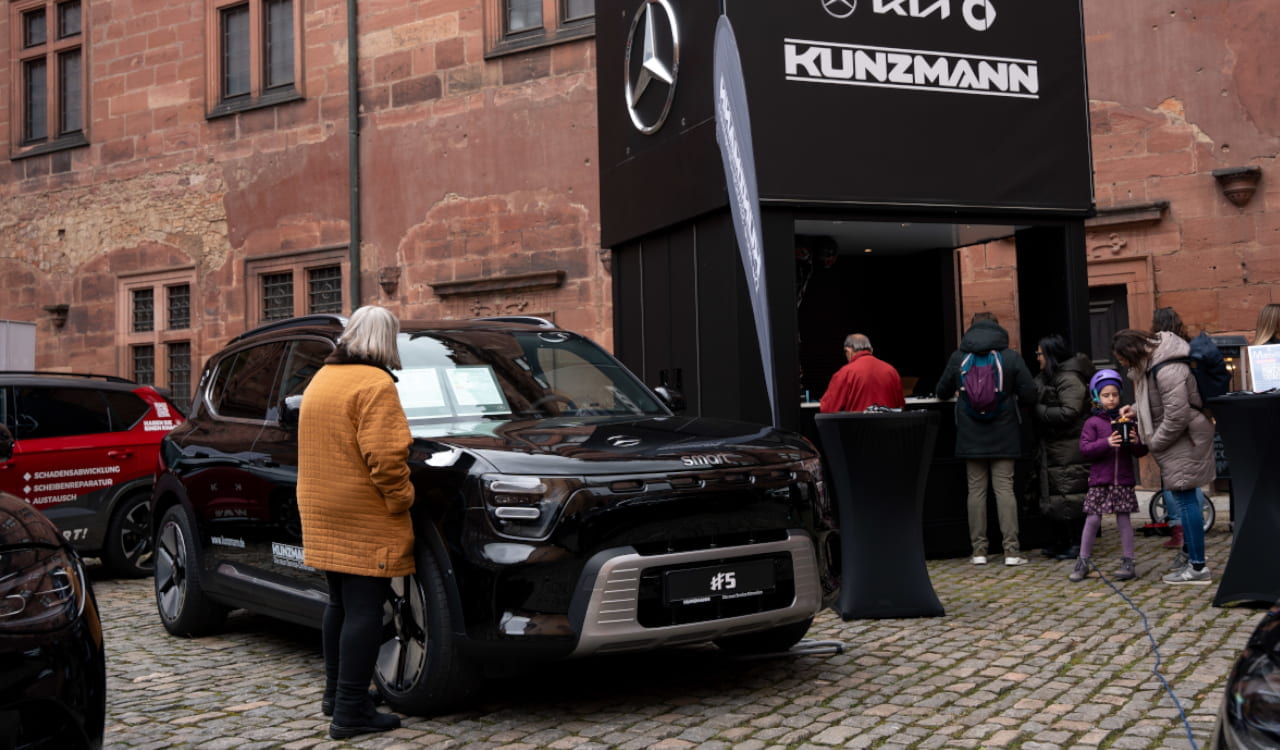 Mercedes-Benz Stand auf der Mobilia 2026 in Aschaffenburg