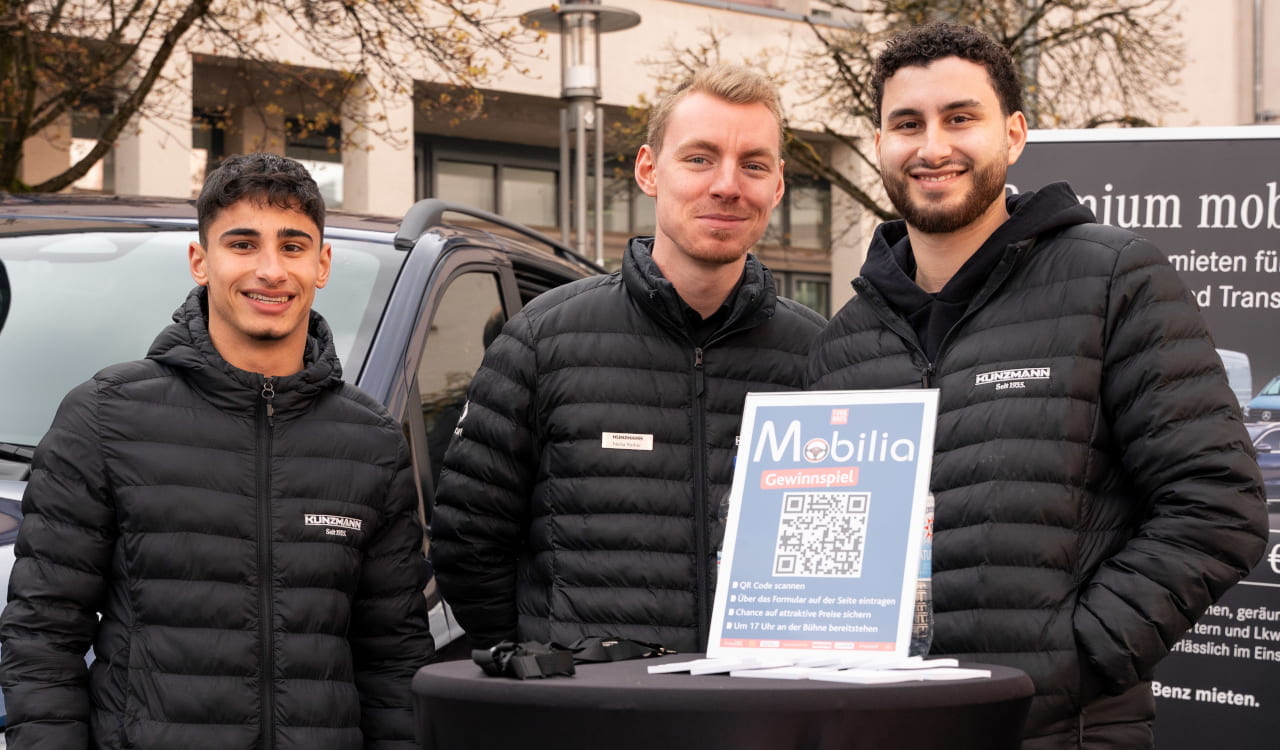 MB Rent Kunzmann Team auf der Mobilia 2026 in Aschaffenburg