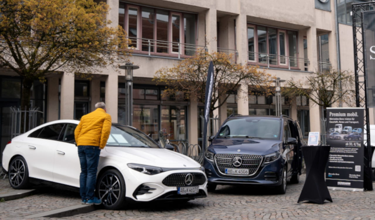 Kunzmann MB Rent Stand auf der Mobilia 2026 in Aschaffenburg
