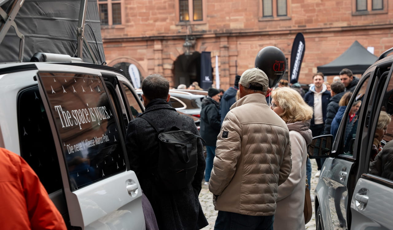 Kunzmann Mercedes-Benz Transporter Stand auf der Mobilia 2026 in Aschaffenburg