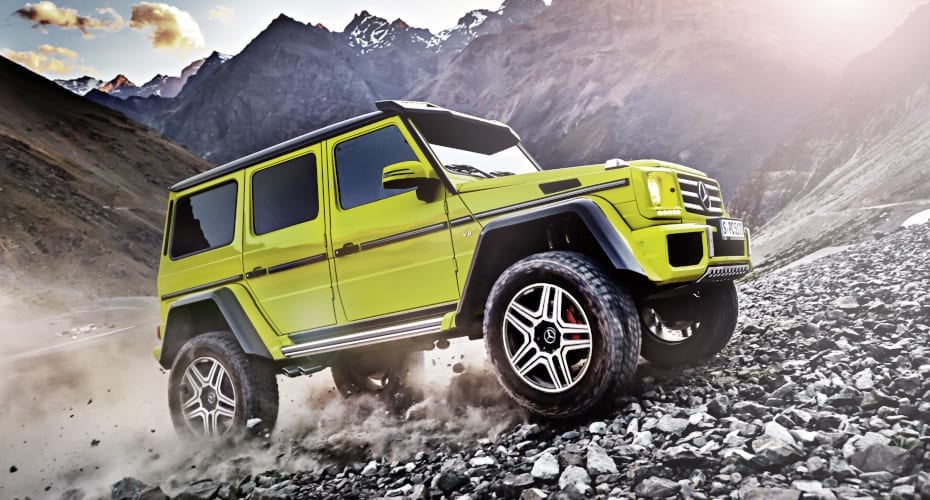 Mercedes-Benz G-Klasse mit Allradantrieb 4MATIC Mercedes-Benz G-Klasse mit Allradantrieb 4MATIC