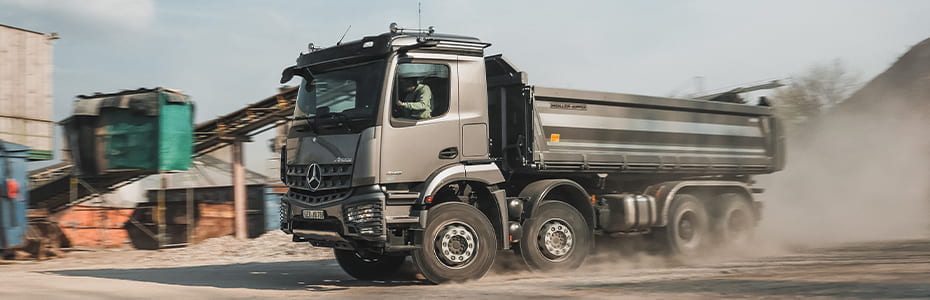 Gebrauchte Mercedes-Benz Arocs im Einsatz