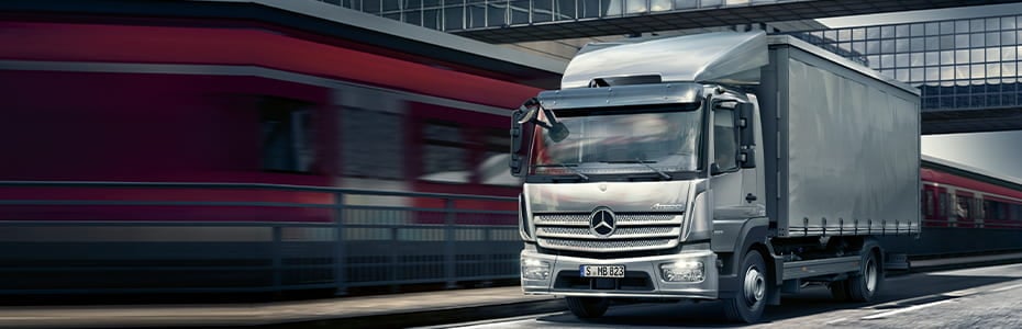 Gebrauchter Mercedes-Benz Atego im Einsatz 