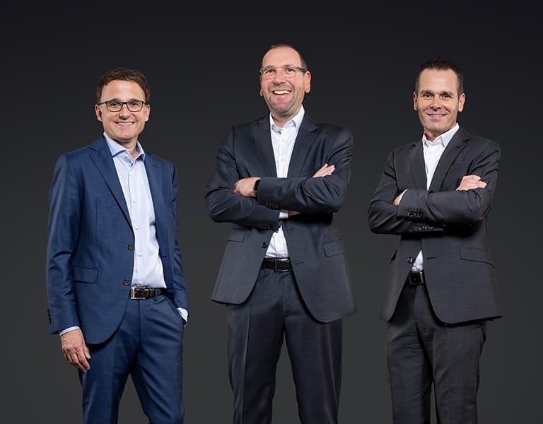 Sascha Stößel, Achim Kettenmann und Thomas Millies, Geschäftsführung Autohaus Kunzmann Sascha Stößel, Achim Kettenmann und Thomas Millies, Geschäftsführung Autohaus Kunzmann