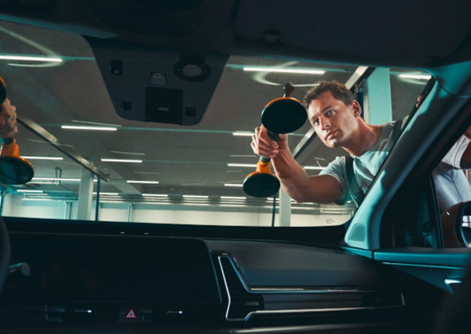 Glas Mercedes-Benz, Kia, smart und Volkswagen Glas Mercedes-Benz, Kia, smart und Volkswagen