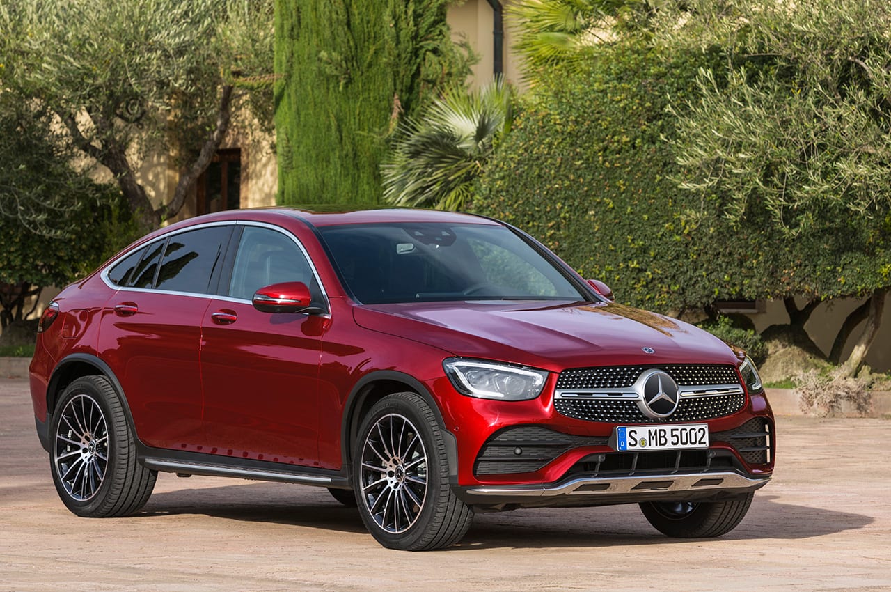 Front des Mercedes-Benz GLC Coupé (Facelift 2019)