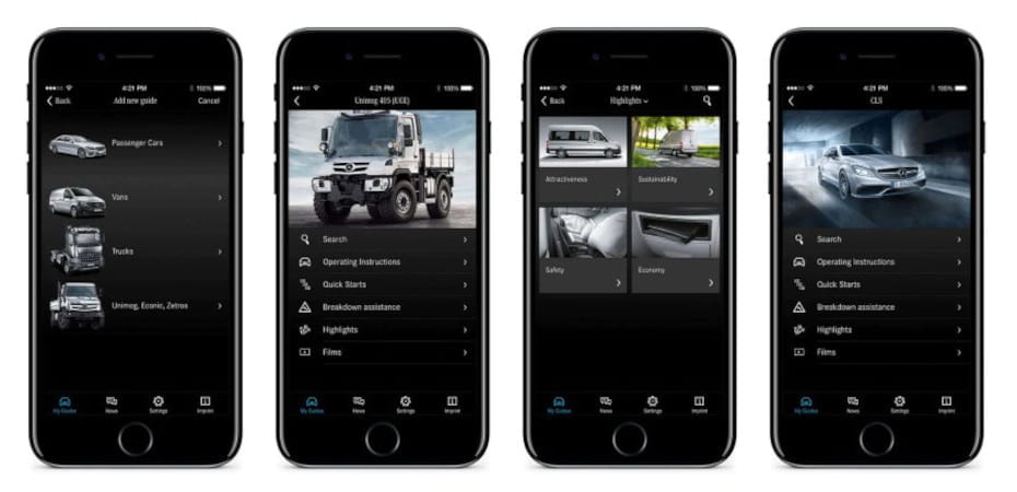 Mercedes-guide App
