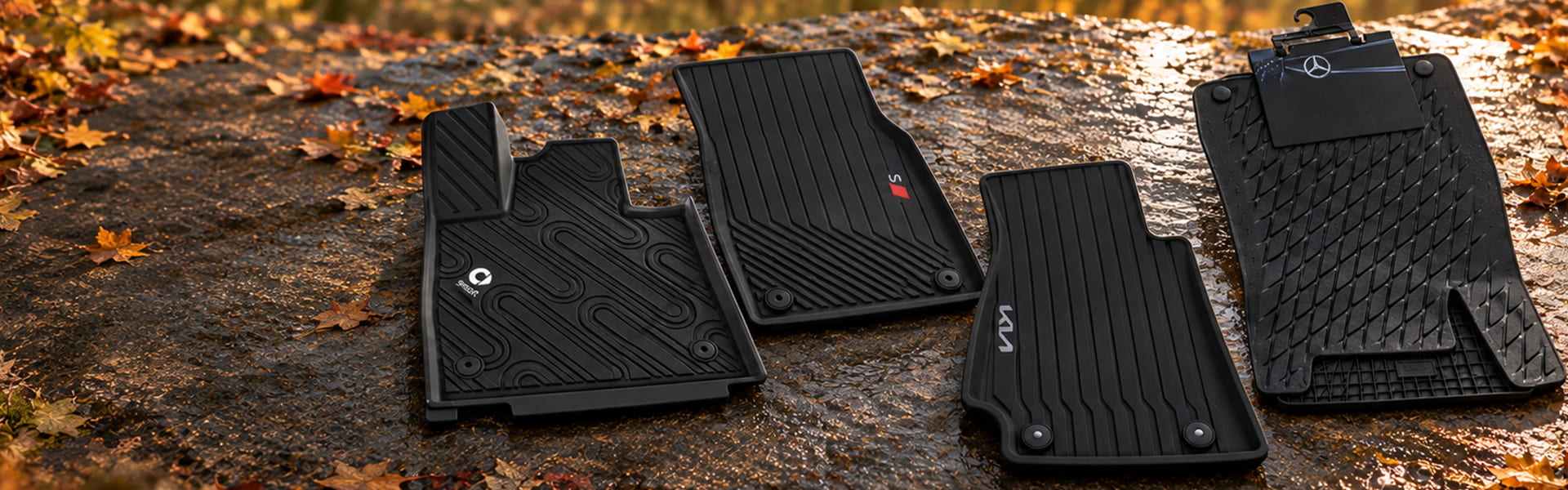 Tapis caoutchouc voiture