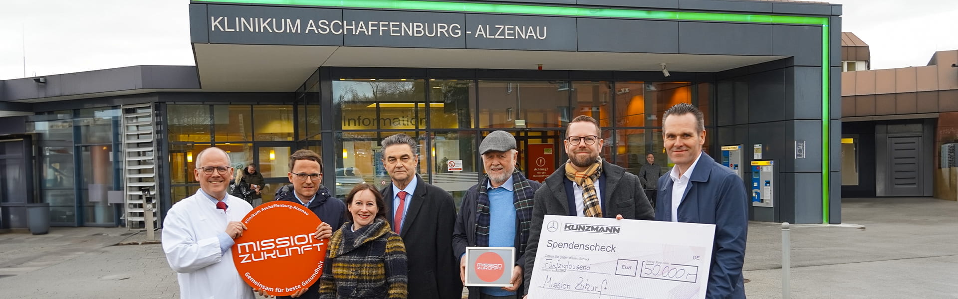 Mission Zukunft - Spendenübergabe Klinikum Aschaffenburg