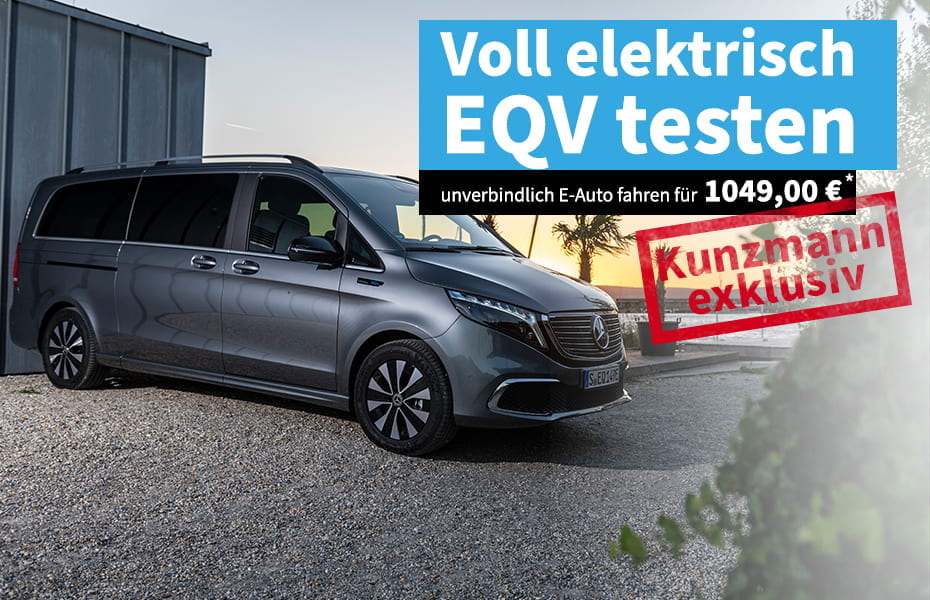 Mercedes-Benz EQV im Elektro-Abo Mercedes-Benz EQV im Elektro-Abo
