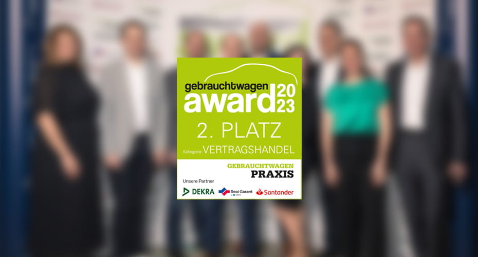 Gebrauchtwagen Award 2023 Autohaus Kunzmann Platz 2