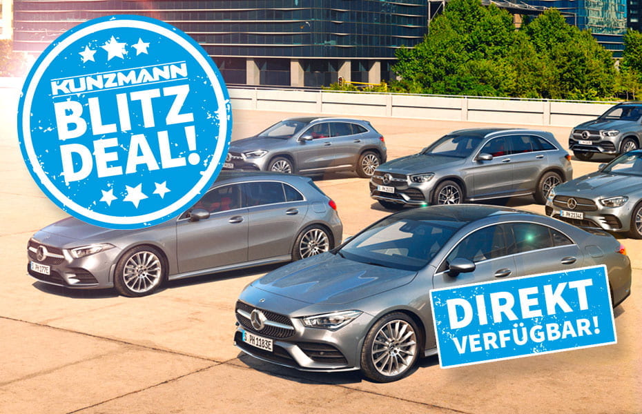 Kunzmann Mercedes-Benz BlitzDeal: Attraktive Geschäftswagen für Privatkunden Kunzmann Mercedes-Benz BlitzDeal: Attraktive Geschäftswagen für Privatkunden
