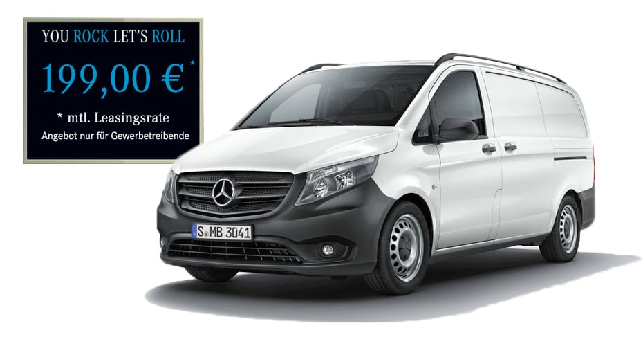 Leasingangebot für den Mercedes-Benz Vito 110 CDI Leasingangebot für den Mercedes-Benz Vito 110 CDI