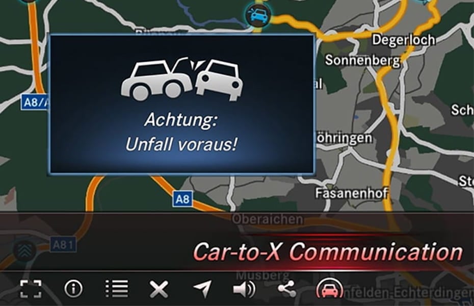 Mercedes-Benz Car-to-X Kommunikation Navigation Mercedes-Benz Car-to-X Kommunikation Navigation