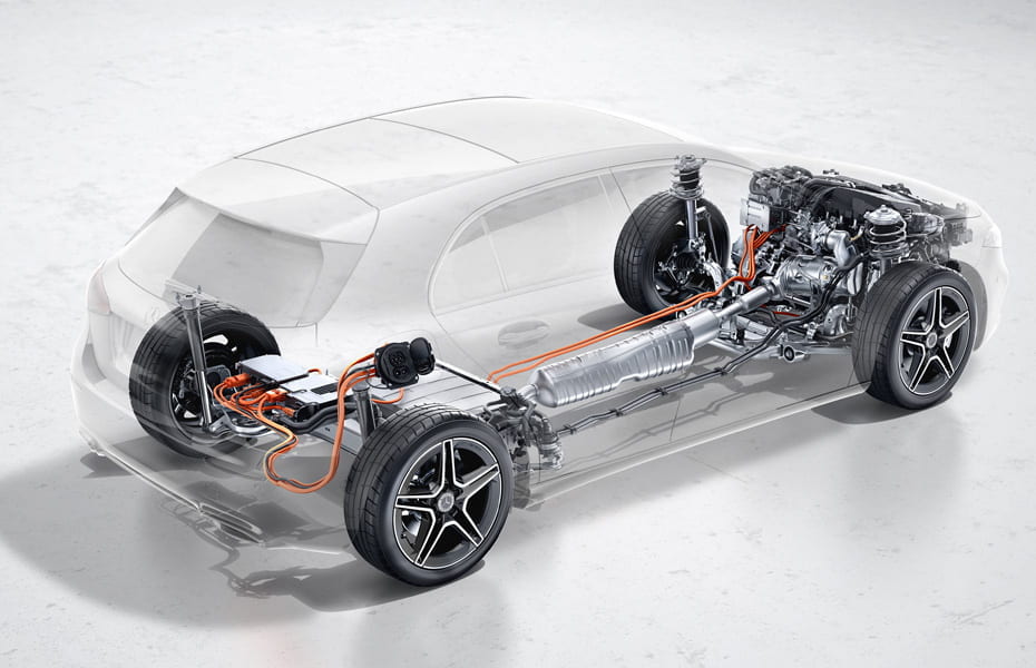 Mercedes-Benz Antrieb des Plug-in-Hybrids Mercedes-Benz Antrieb des Plug-in-Hybrids