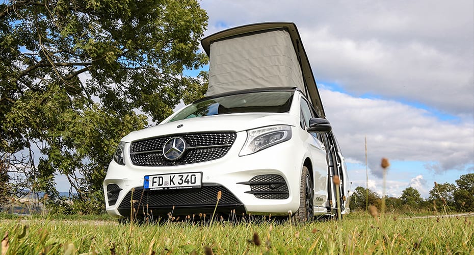 Mercedes-Benz Reisemobil Marco Polo Heckansicht Mercedes-Benz Reisemobil Marco Polo Heckansicht
