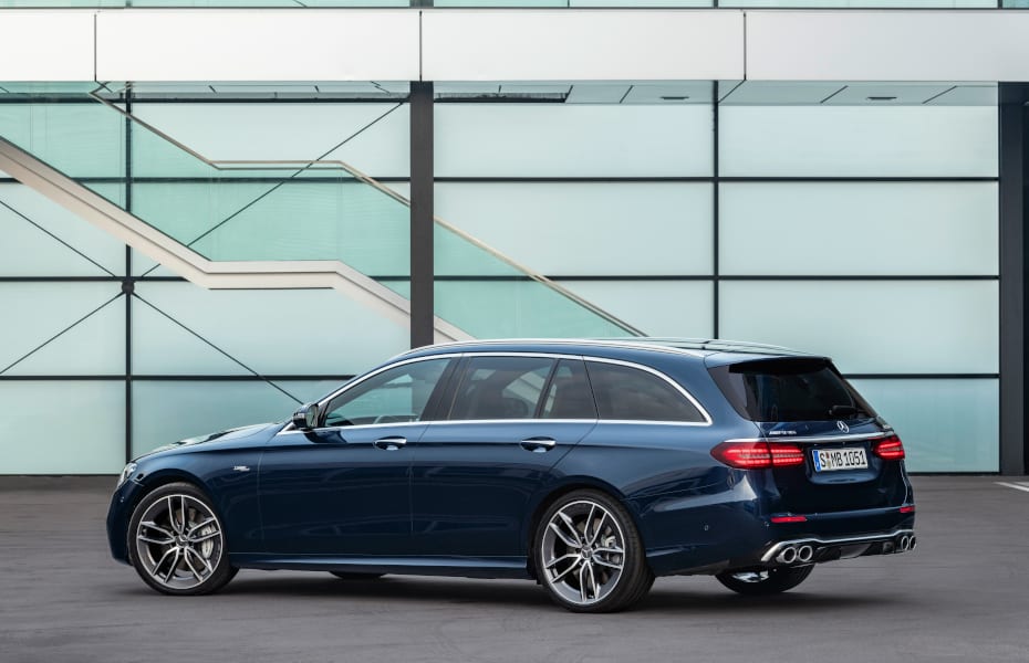 Mercedes-AMG E 53 4MATIC+ T-Modell, Exterieur: cavansitblau metallic